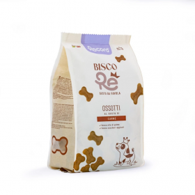 Хрупкави кучешки бисквитки RECORD BISCORE DOG BISCUITS OSSOTTI с миск от меса
